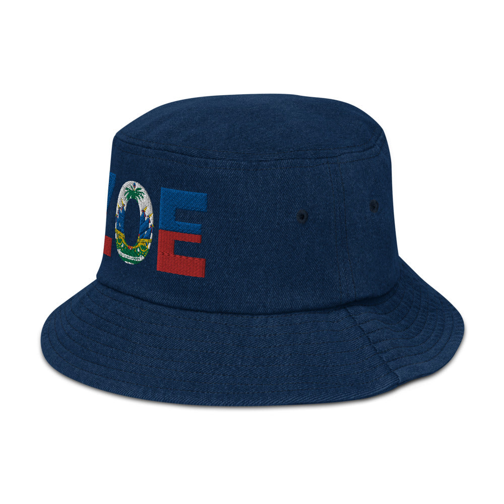 Zoe - Denim bucket hat