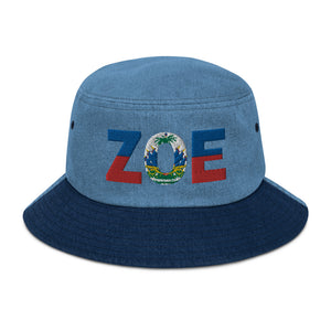 Zoe - Denim bucket hat