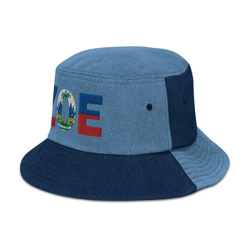 Zoe - Denim bucket hat