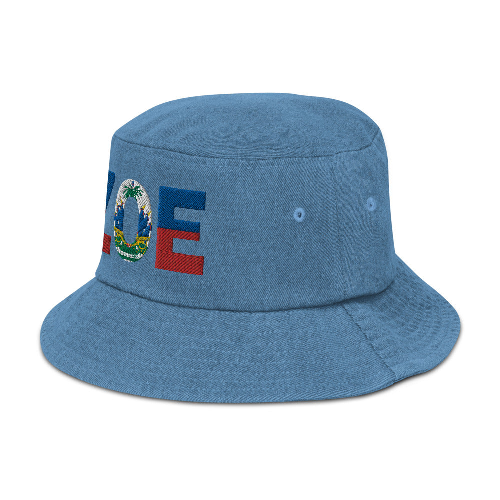 Zoe - Denim bucket hat