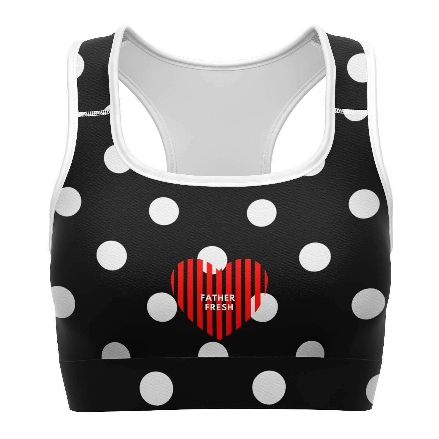 Polka Polka Love - Sports Bra