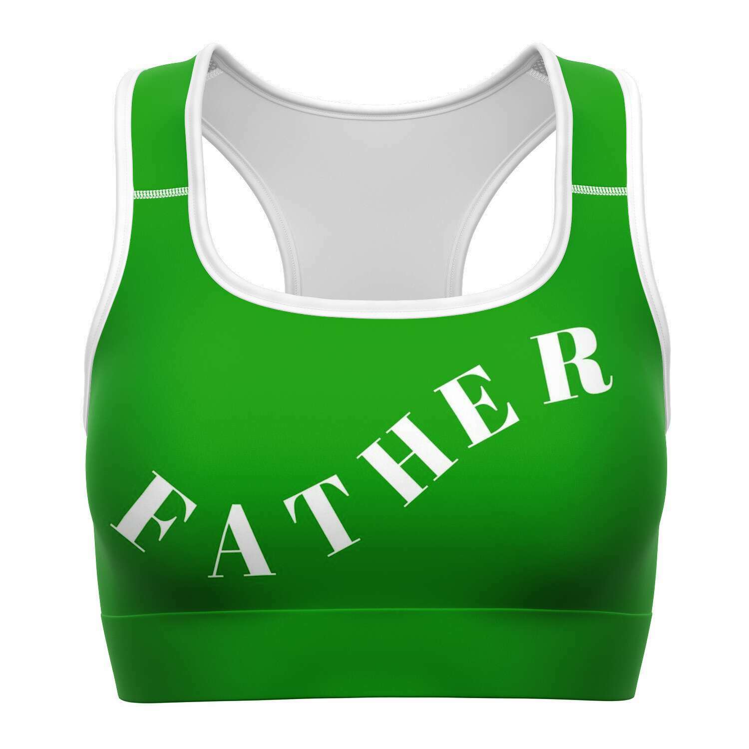 Wavy Sports Bra Green