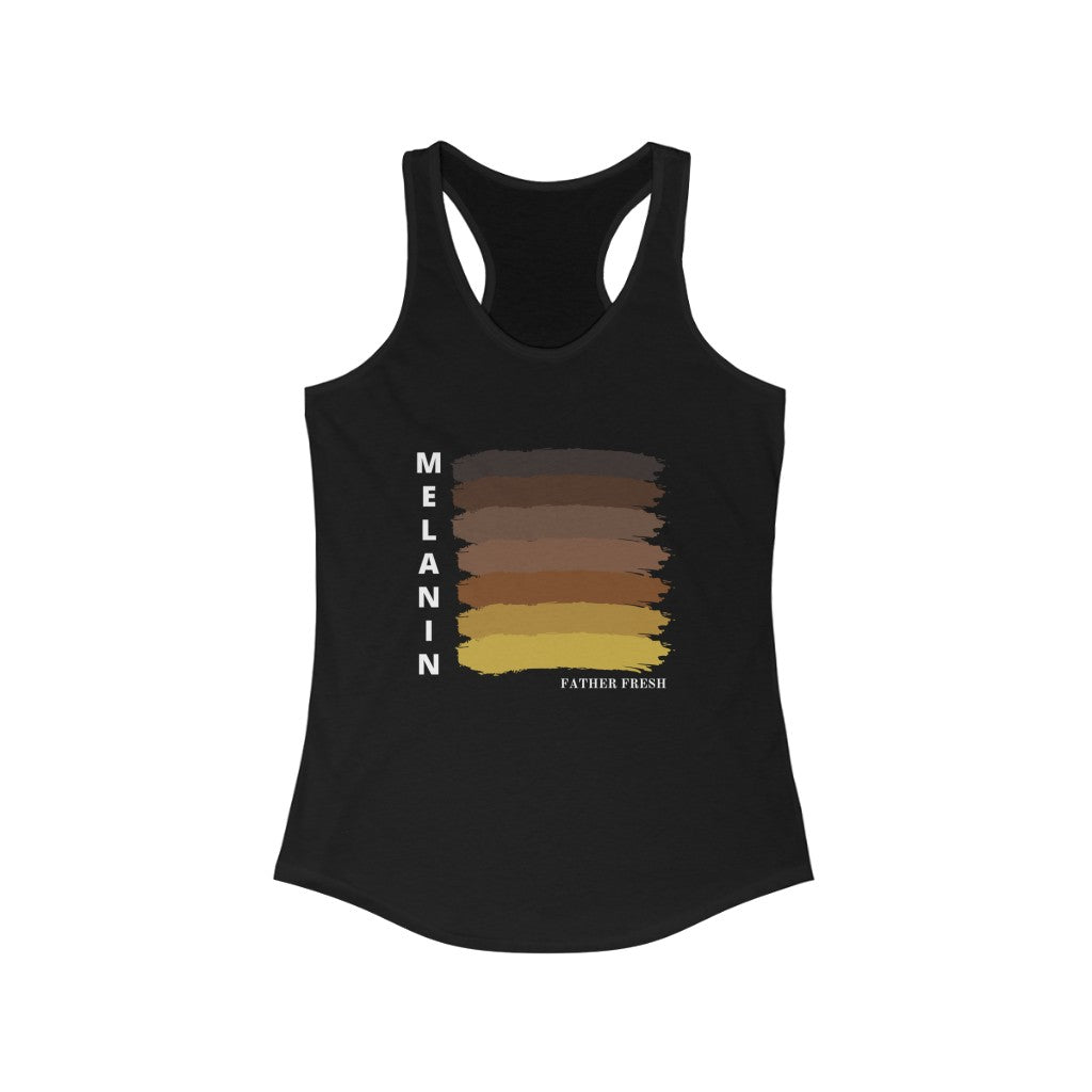 Melanin - Women's Ideal Racerback Tank