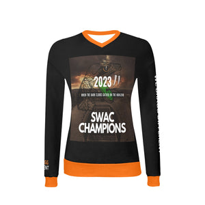 SWAC CHAMPS Women's V-Neck Sweater