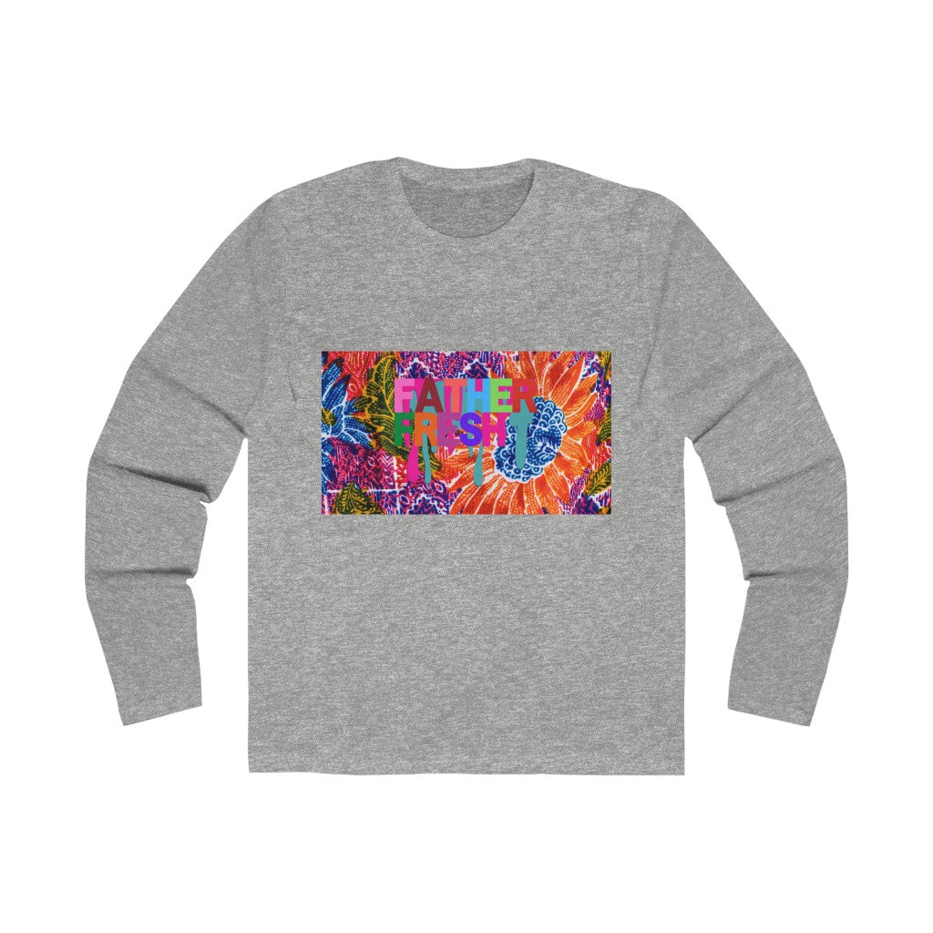 FLOWER ART - Men's Long Sleeve Crew Tee