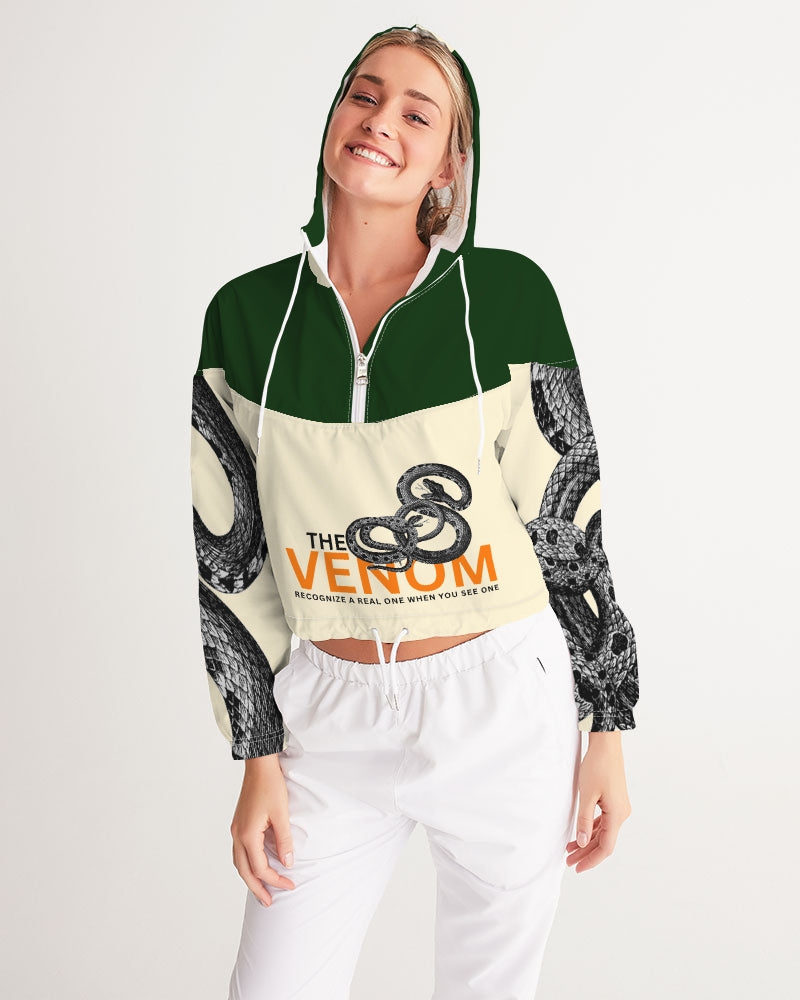 The Nation of Rattlers Women's Cropped Windbreaker