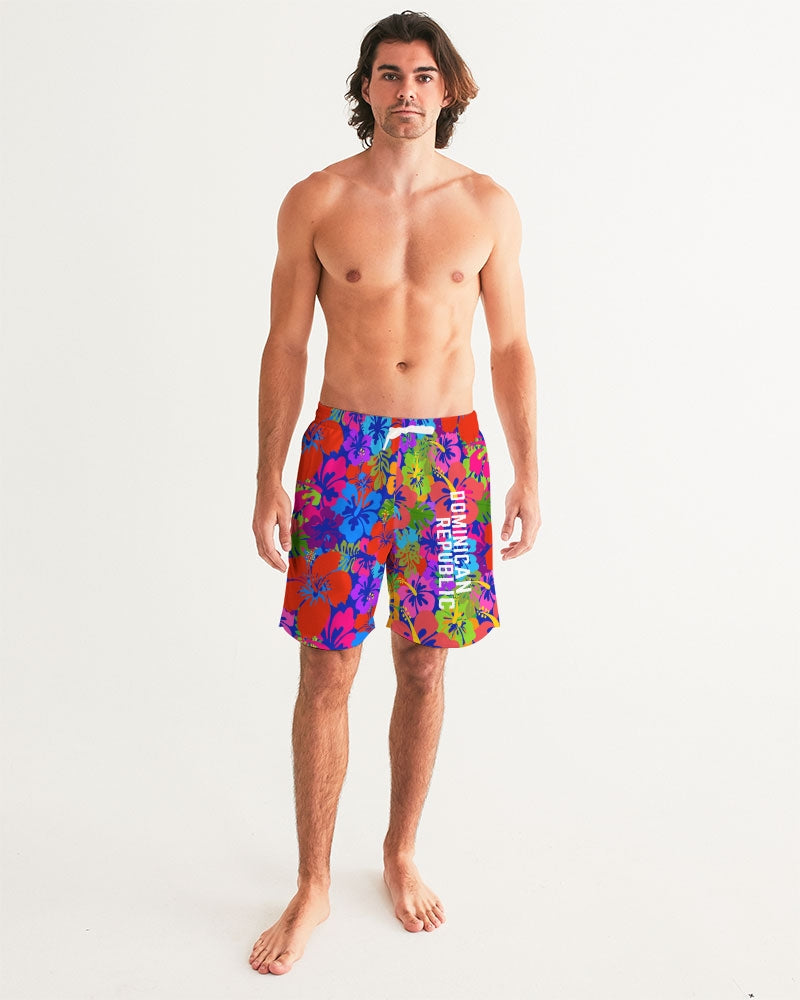 DR Flowers Men's Swim Trunk