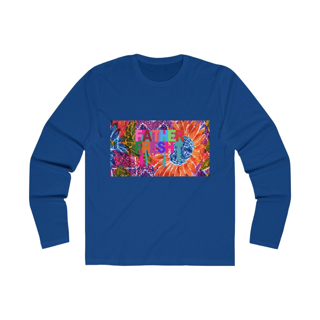 FLOWER ART - Men's Long Sleeve Crew Tee