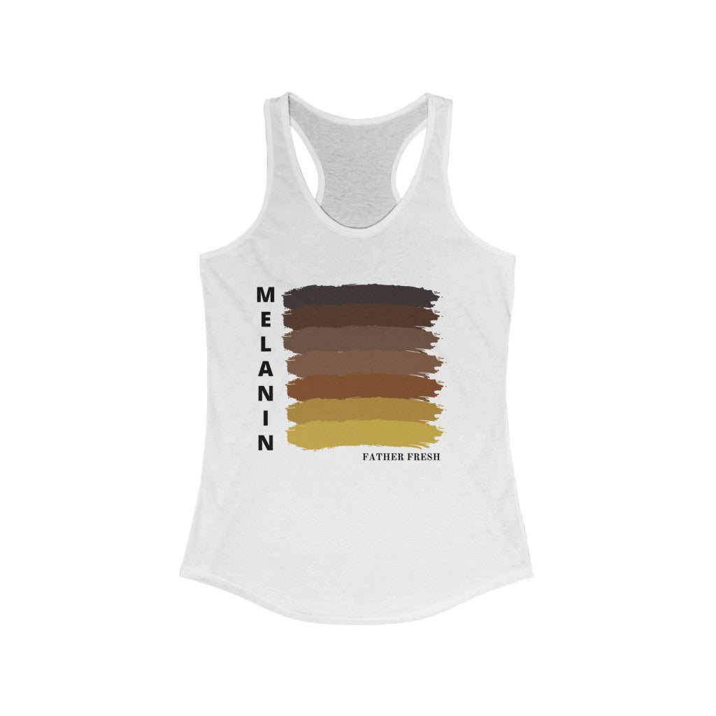 Melanin - Women's Ideal Racerback Tank