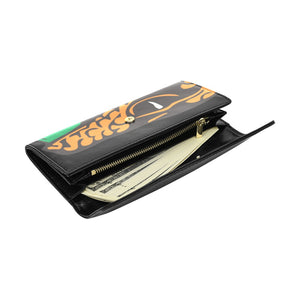 Rattler Black Women's Flap Wallet