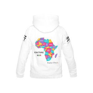 Culture Hub - White Hoodie Adults and Kids