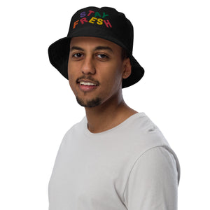 Stay Fresh Stitched Organic Bucket Hat