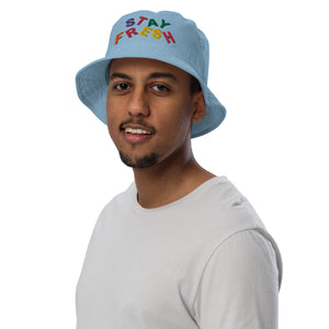 Stay Fresh Stitched Organic Bucket Hat